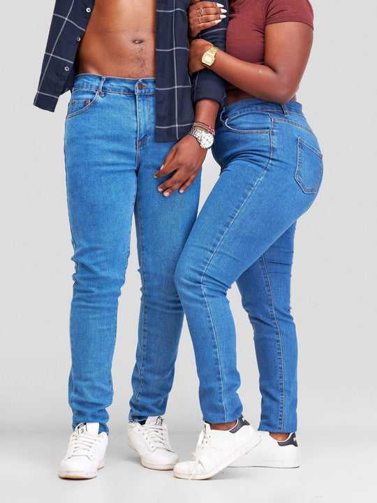 Nivae Classic Men's Straight Jeans - Light Blue