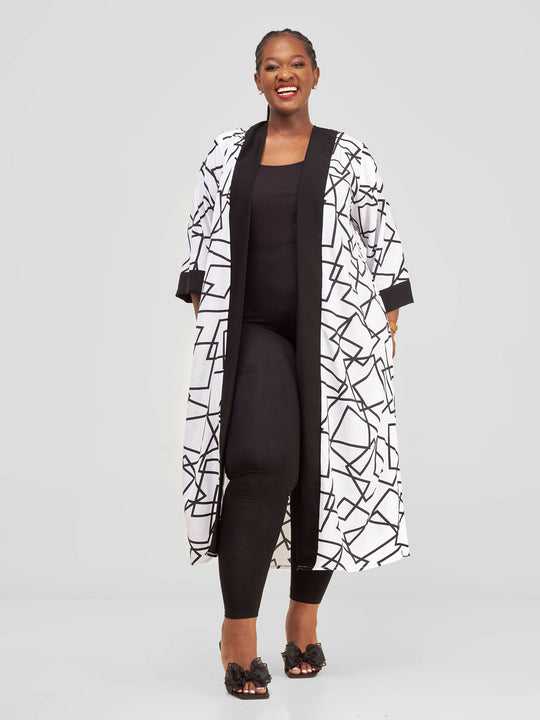 Kimono World Autumn Kimono - Floral Print