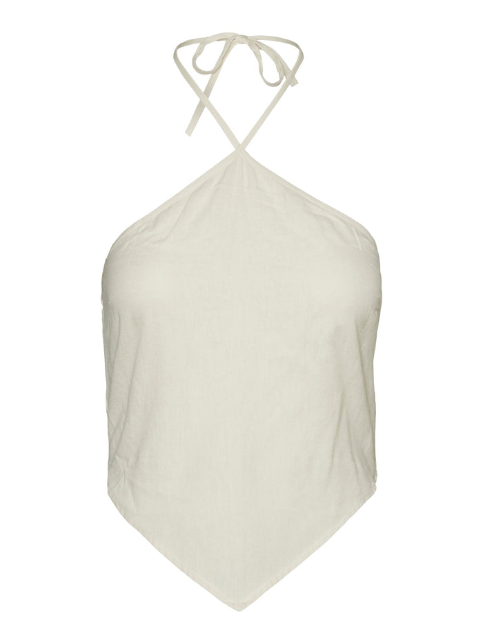 VERO MODA Vmlin Halterneck Smock TOP Vip