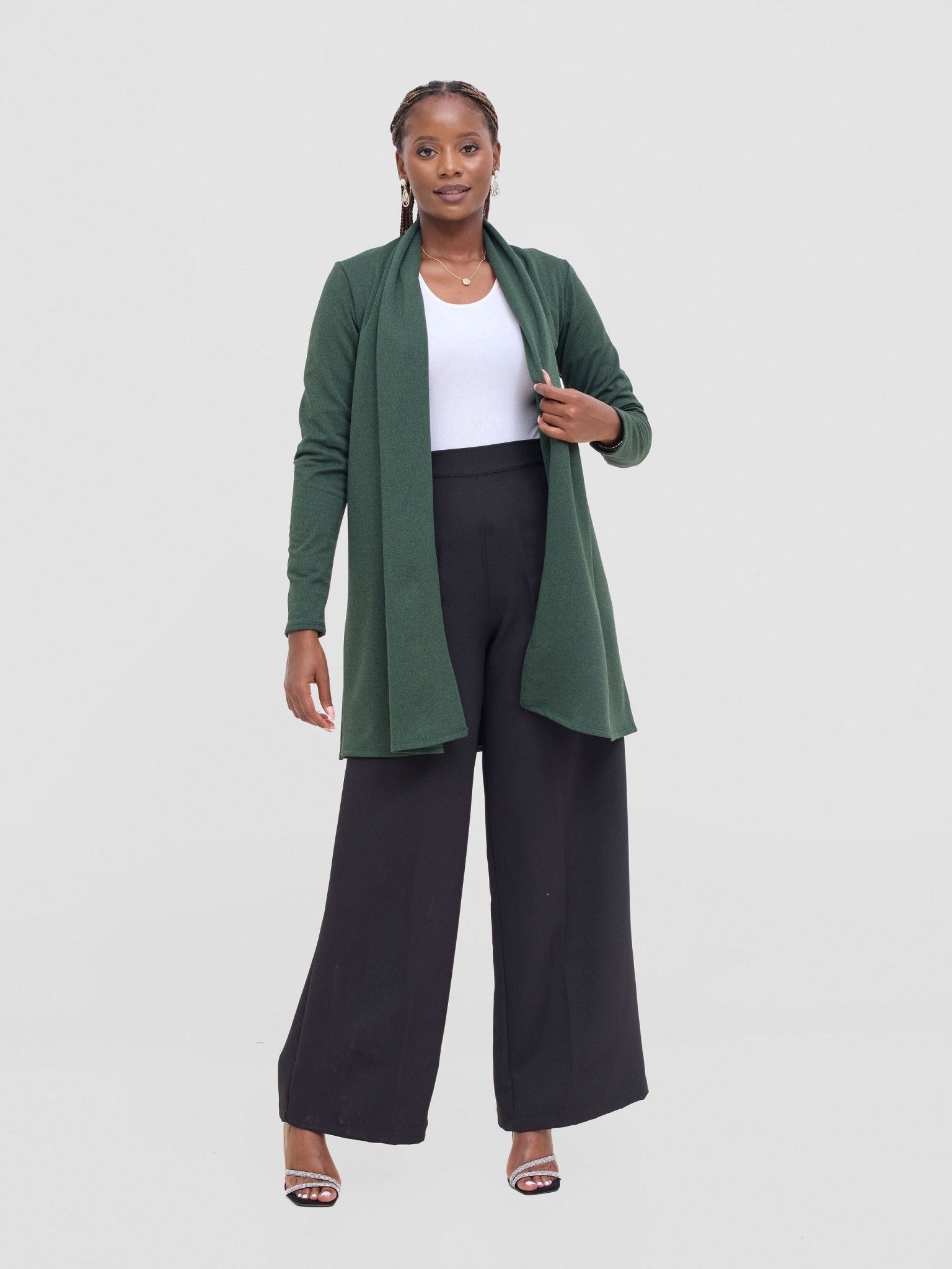 Vivo Basic May Sweater - Dark Green