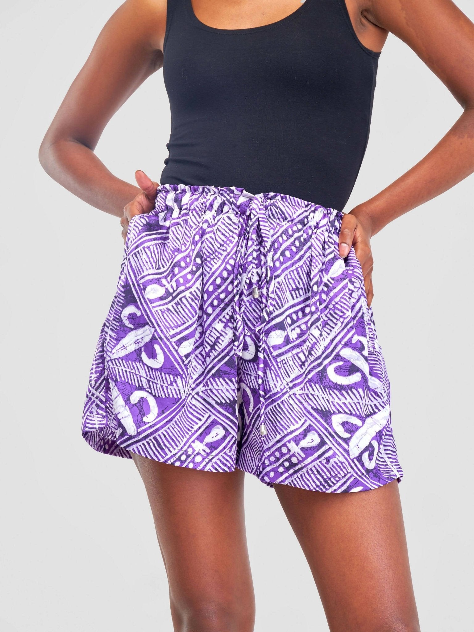Silk Shorts Only - Purple
