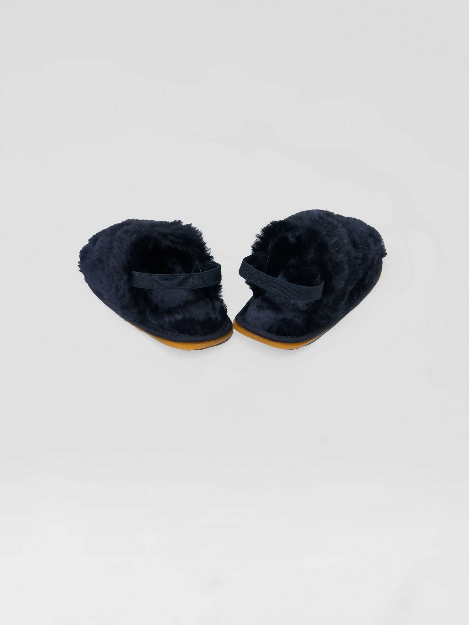 Princess Fur Sandal - Black