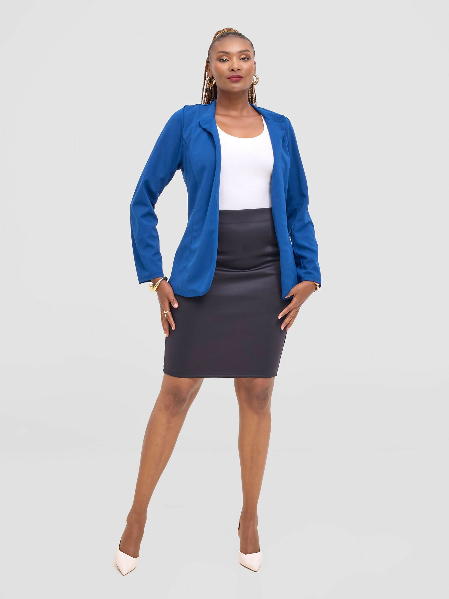 Silver Leaf Official Blazers (With Collar) - Teal Blue