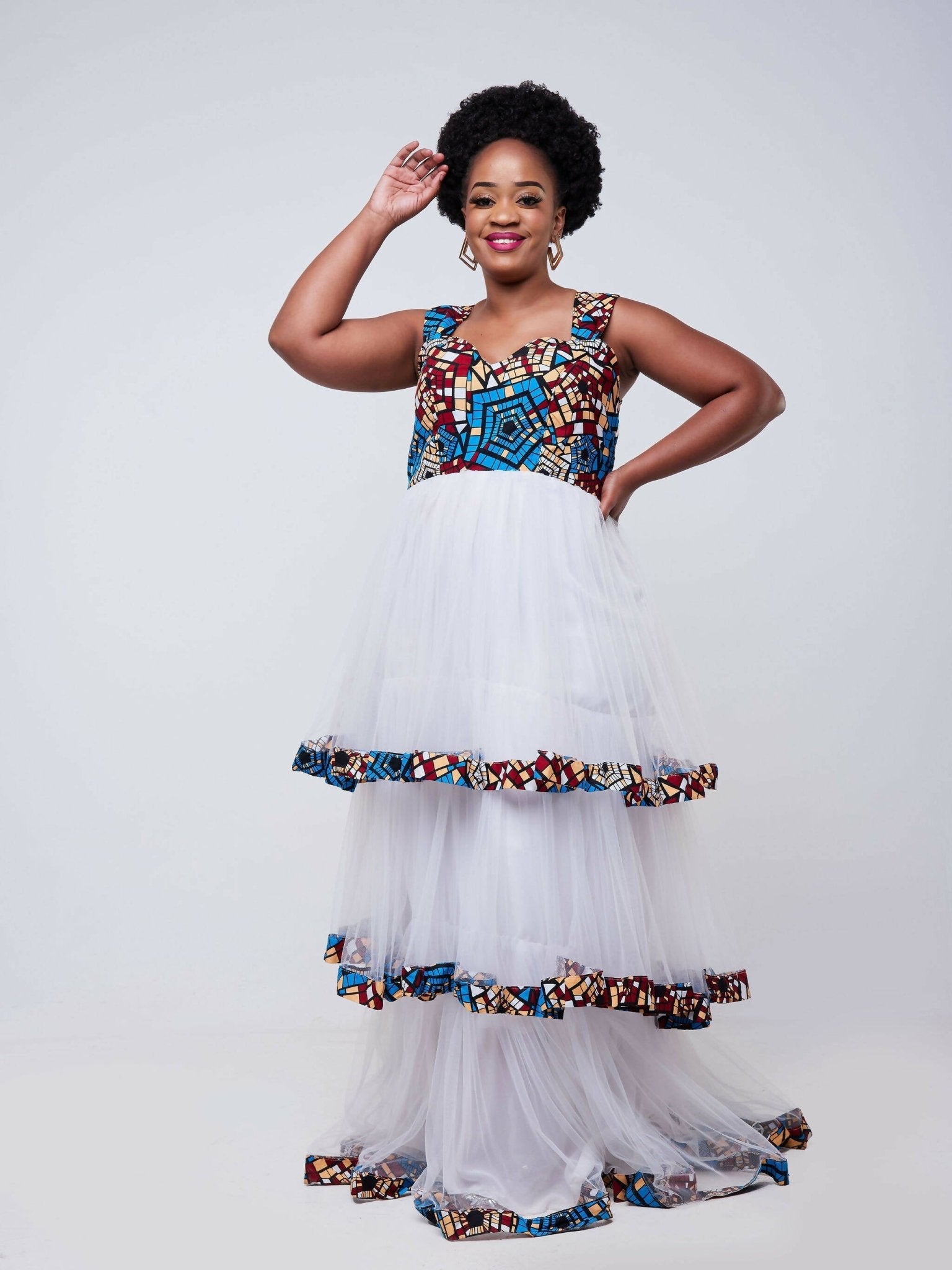Rosa Gown - White