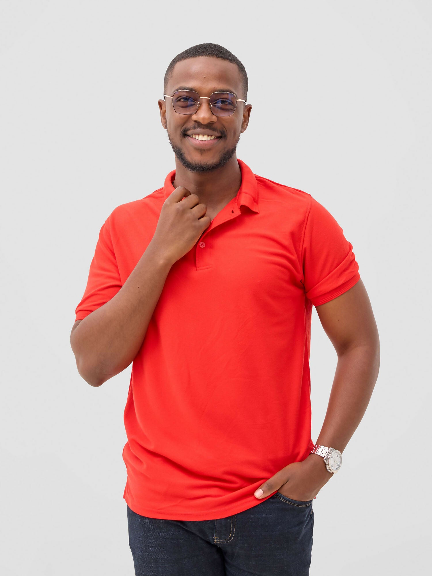 Zuria Fashions Polo T-shirt - Red