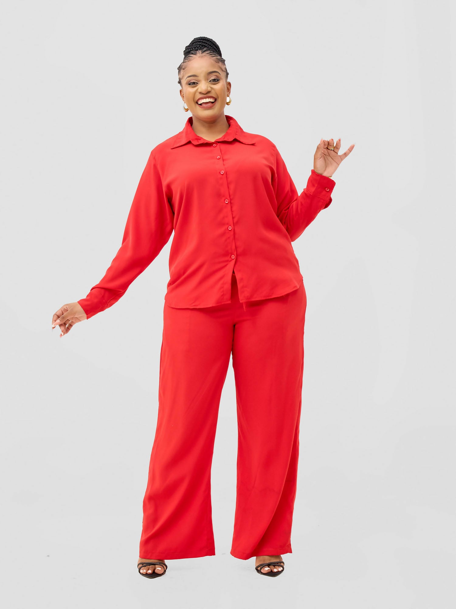 Bosi Pallazo Set - Red