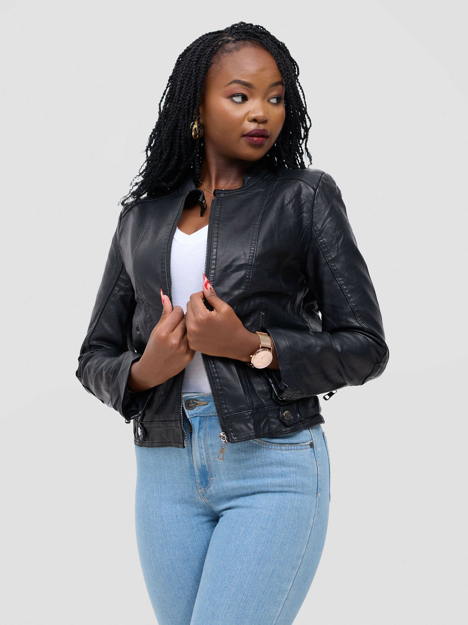 Leather Jacket - Black