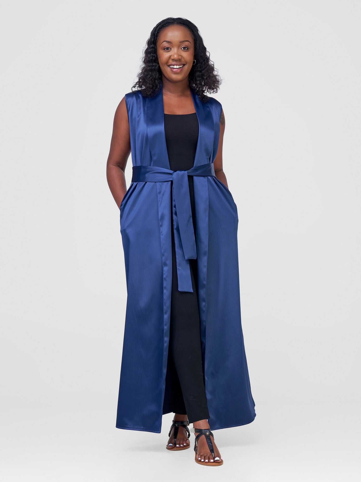 Vivo Sanali Trench Coat - Navy