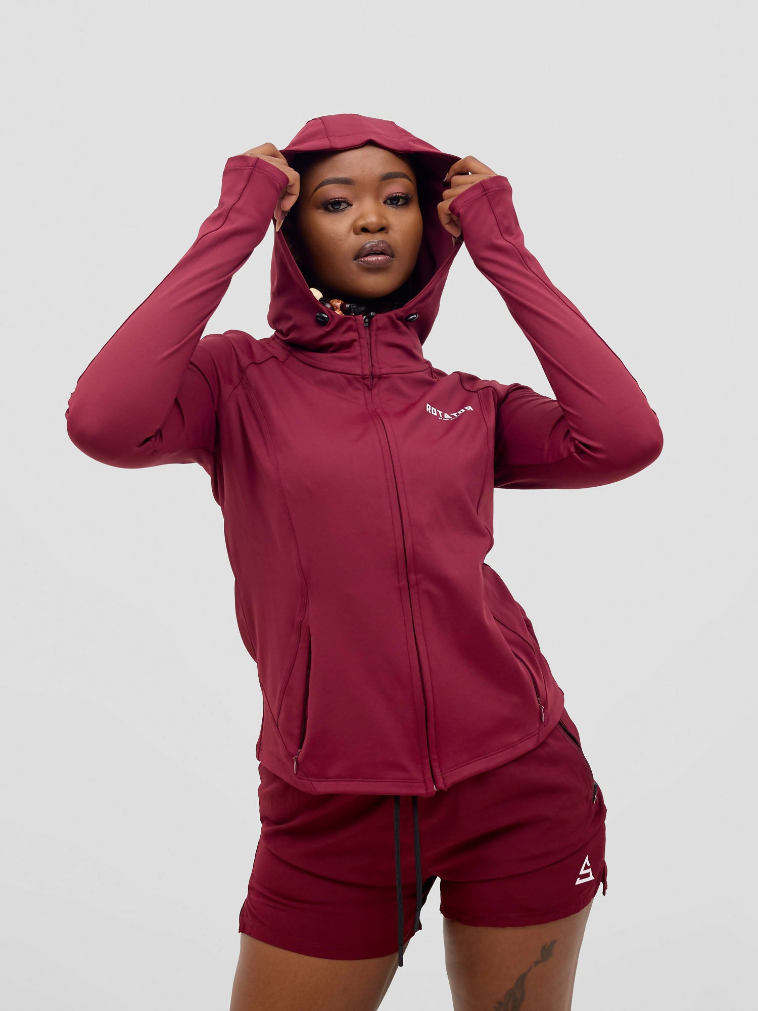 Rotator Active Wear Women's Short - Dark Maroon