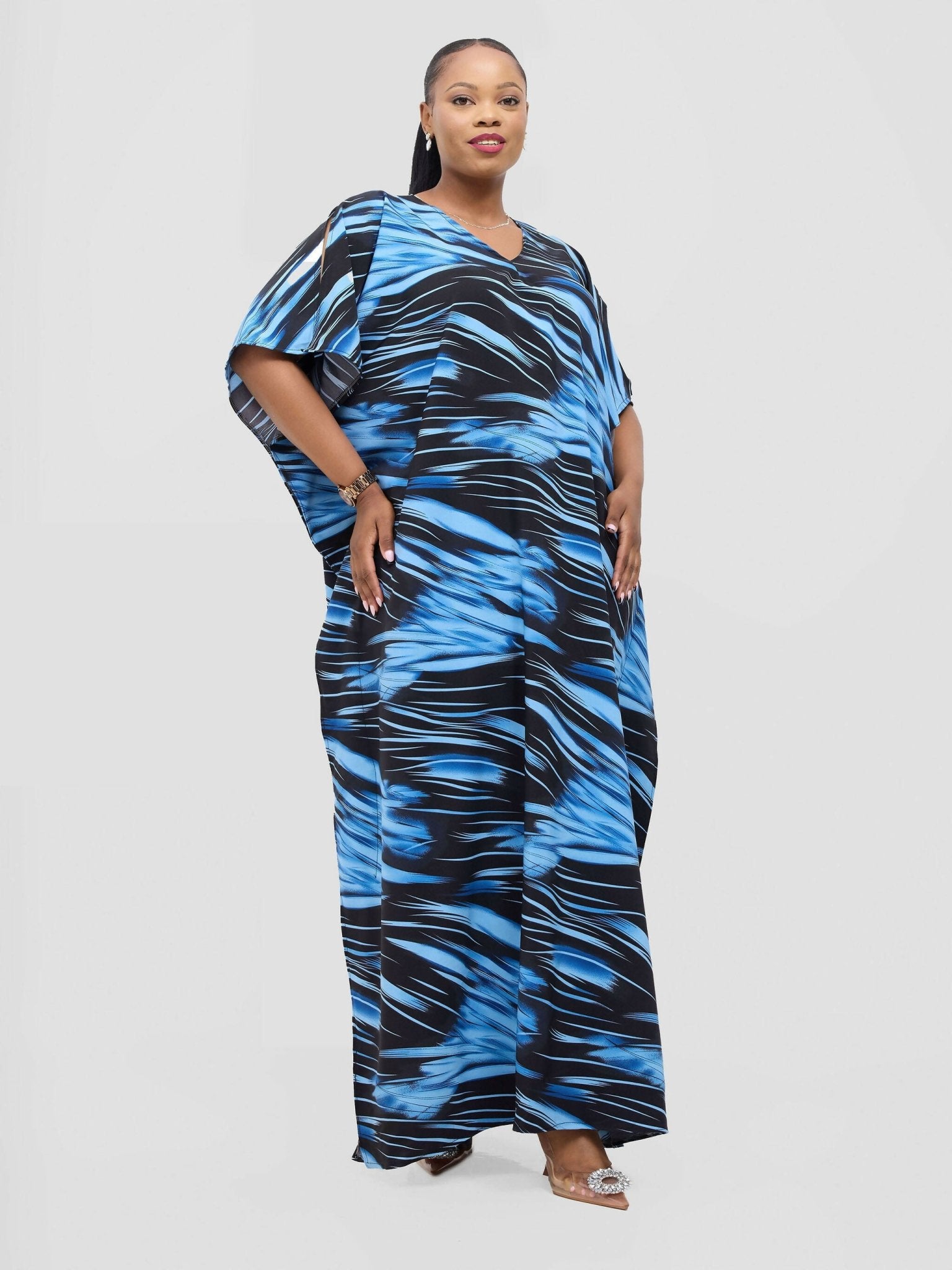 Kaftan Dress - Blue