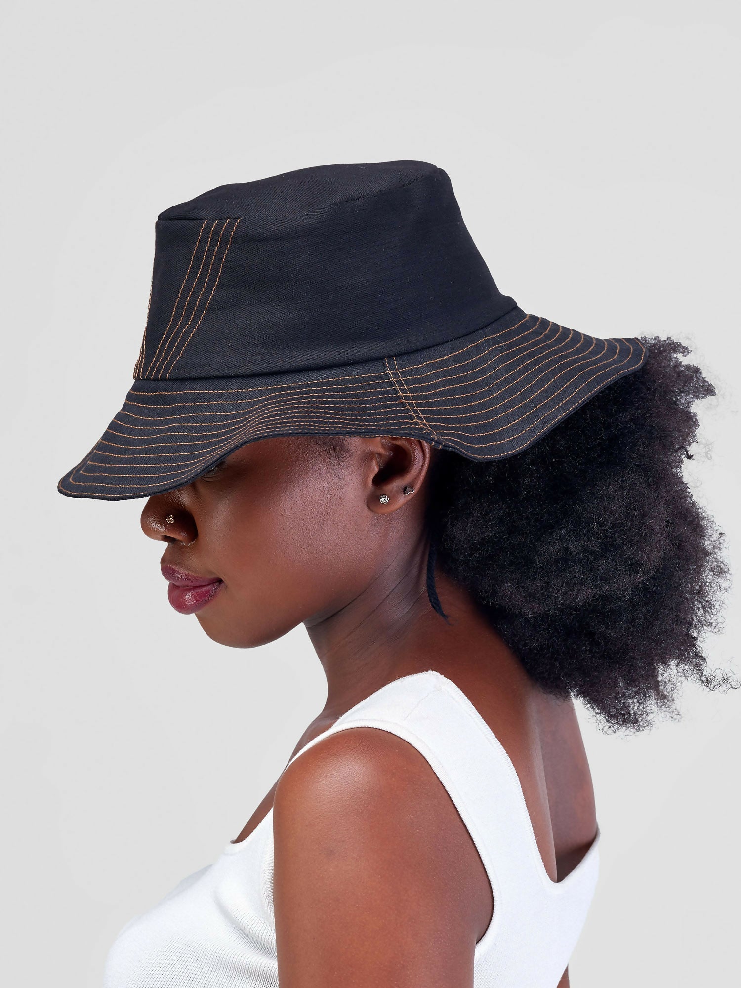 Afristar by Joyleen Backet Hat - Black