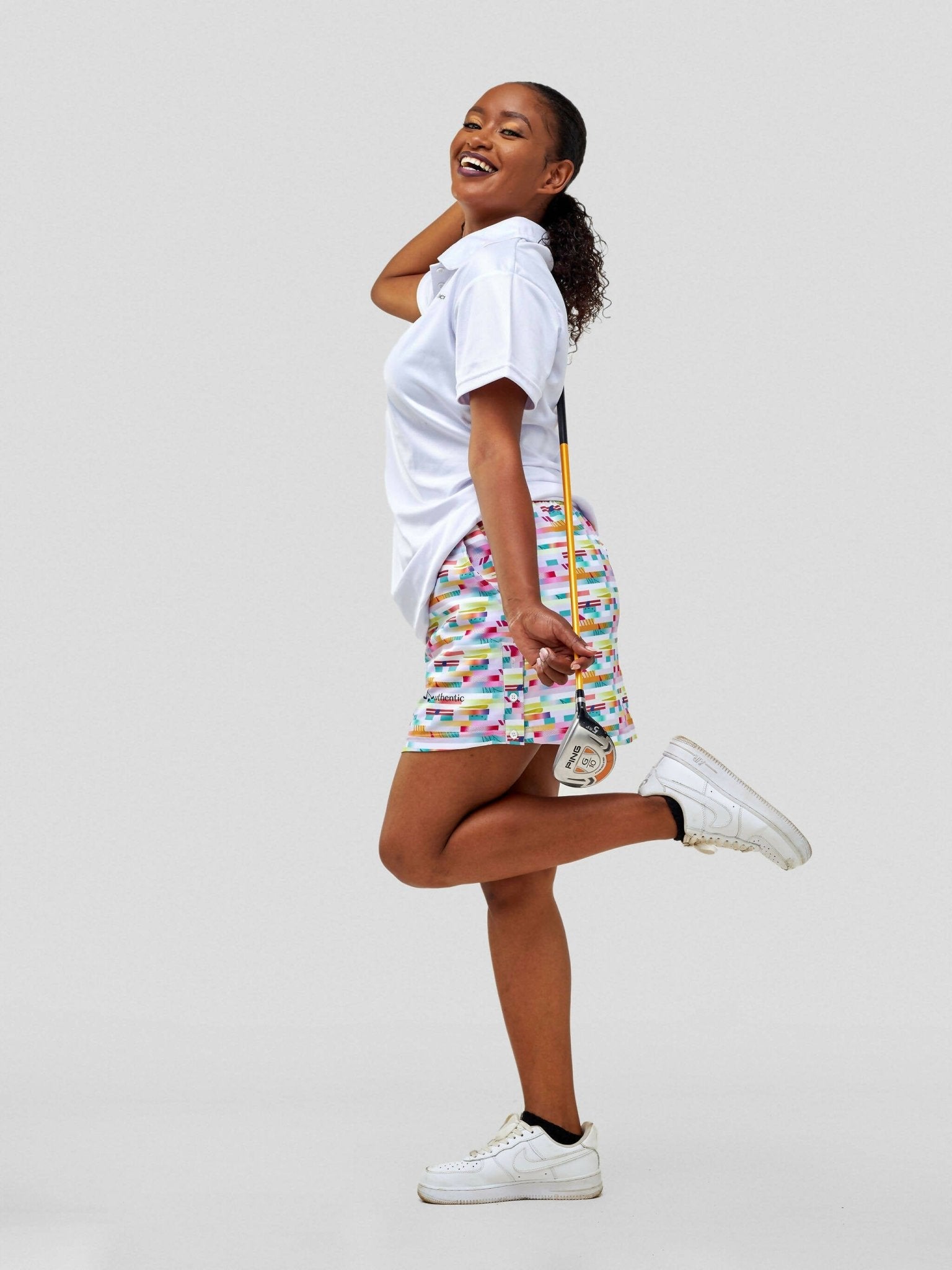 Boho Bliss Golf Skort Set - White