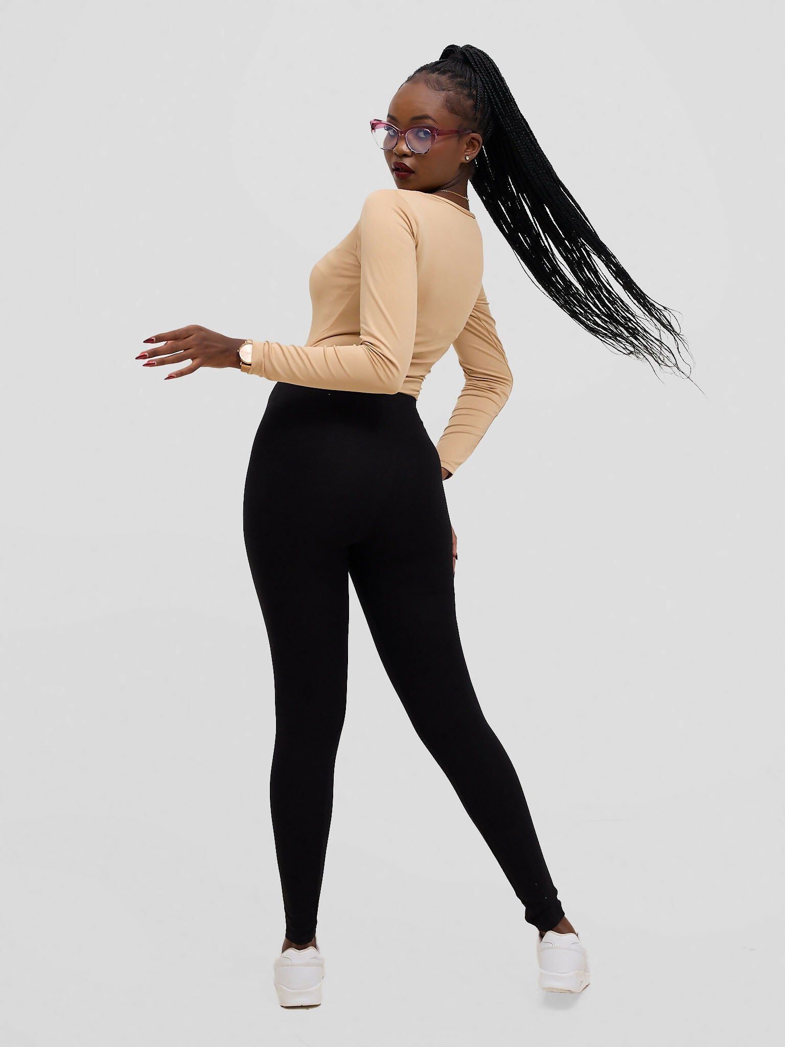 The Fashion Frenzy Bodysuit - Khaki