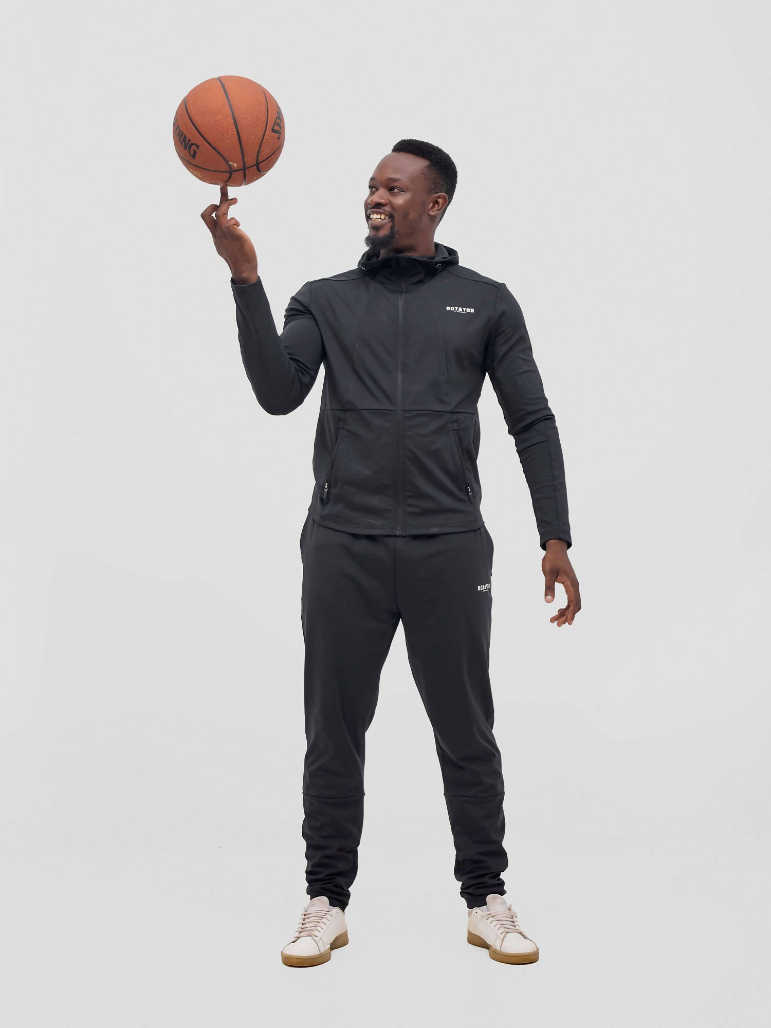 Rotator Active Wear Performance Tracksuit Set - Black