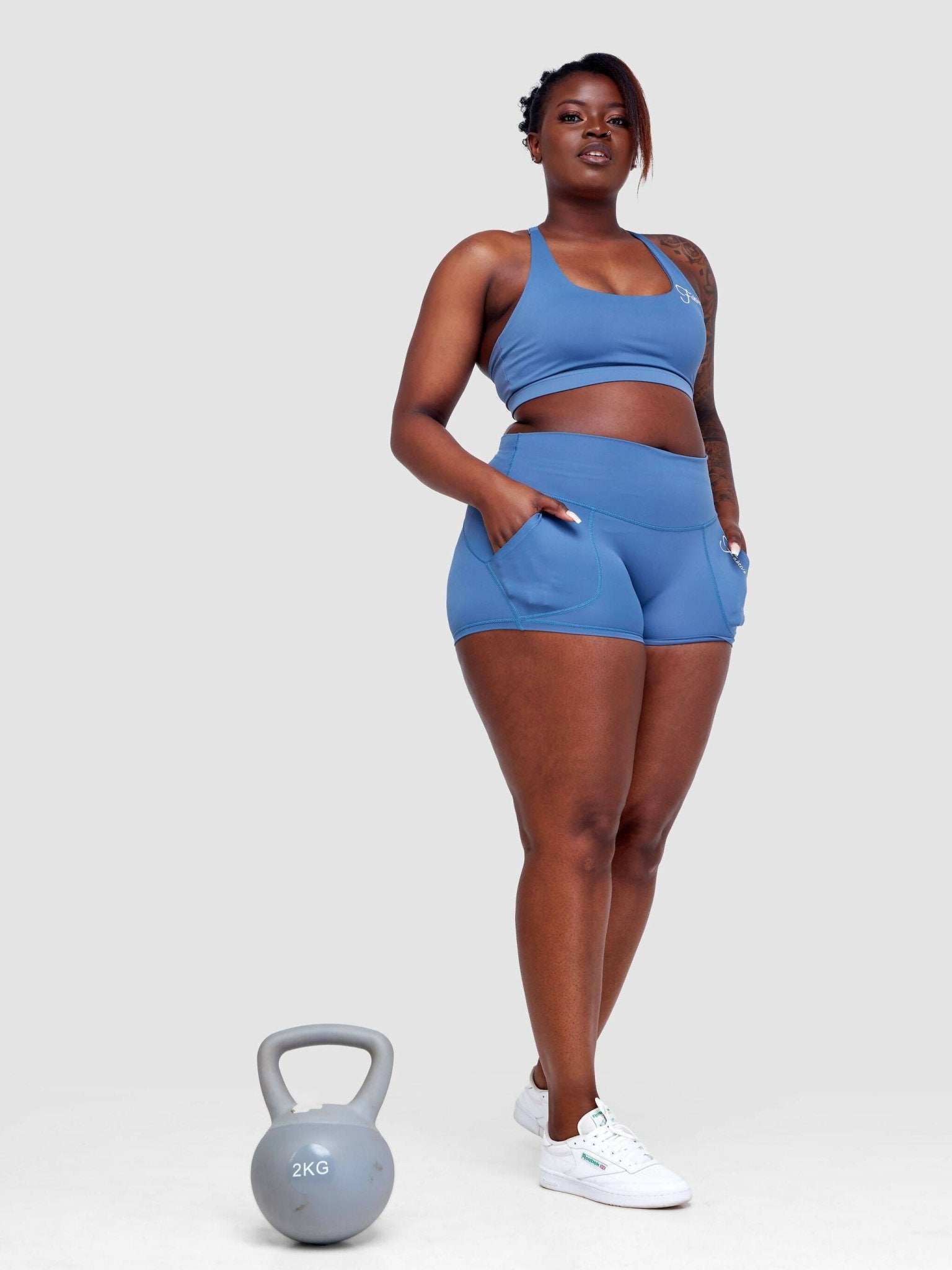 Fabtive Salsa Biker Short - Blue
