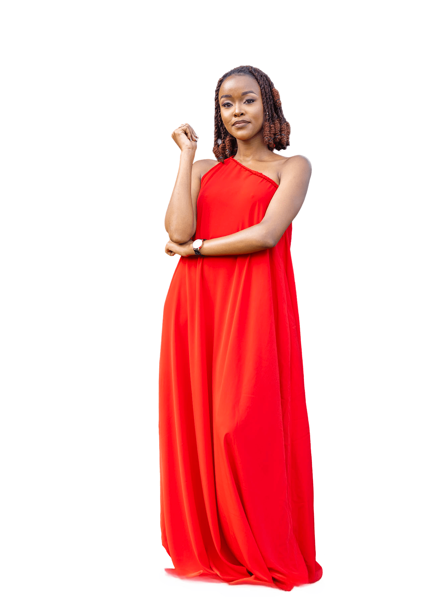 Afriwia Enterprise Johari Dress - Red
