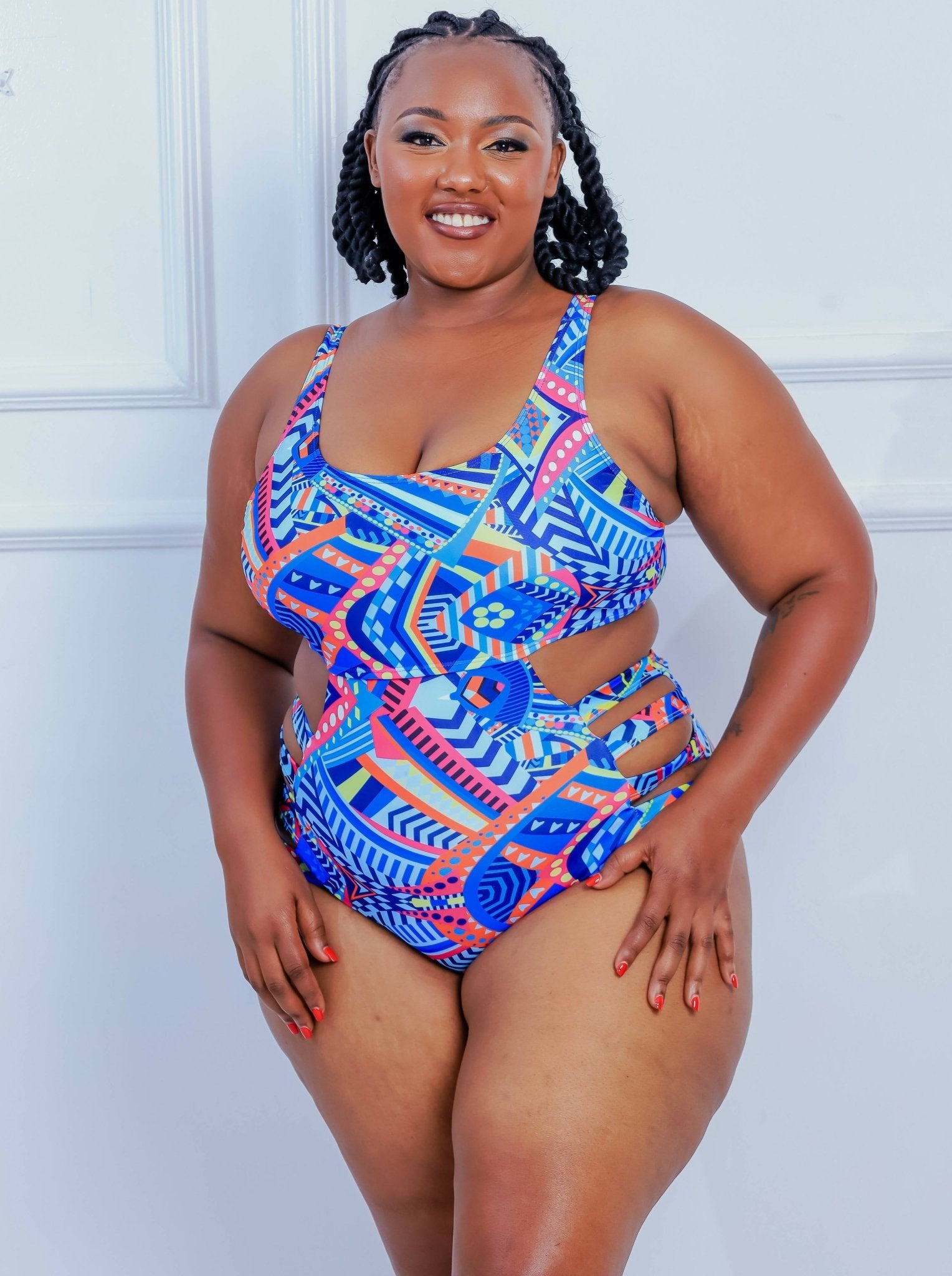 Shells Attic Swimwear Suit Monokini - Blue