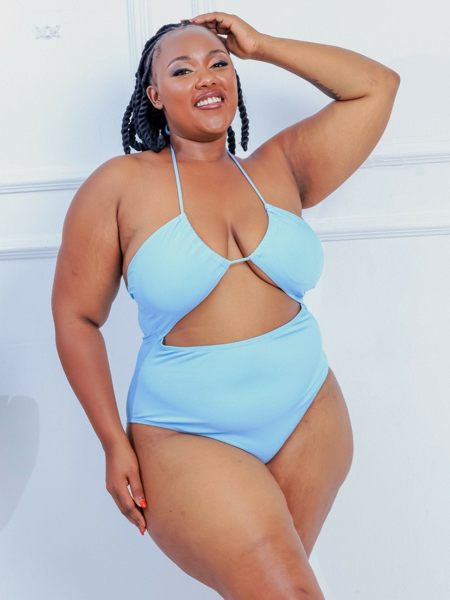Shells Attic Swimwear Suit Monokini - Blue