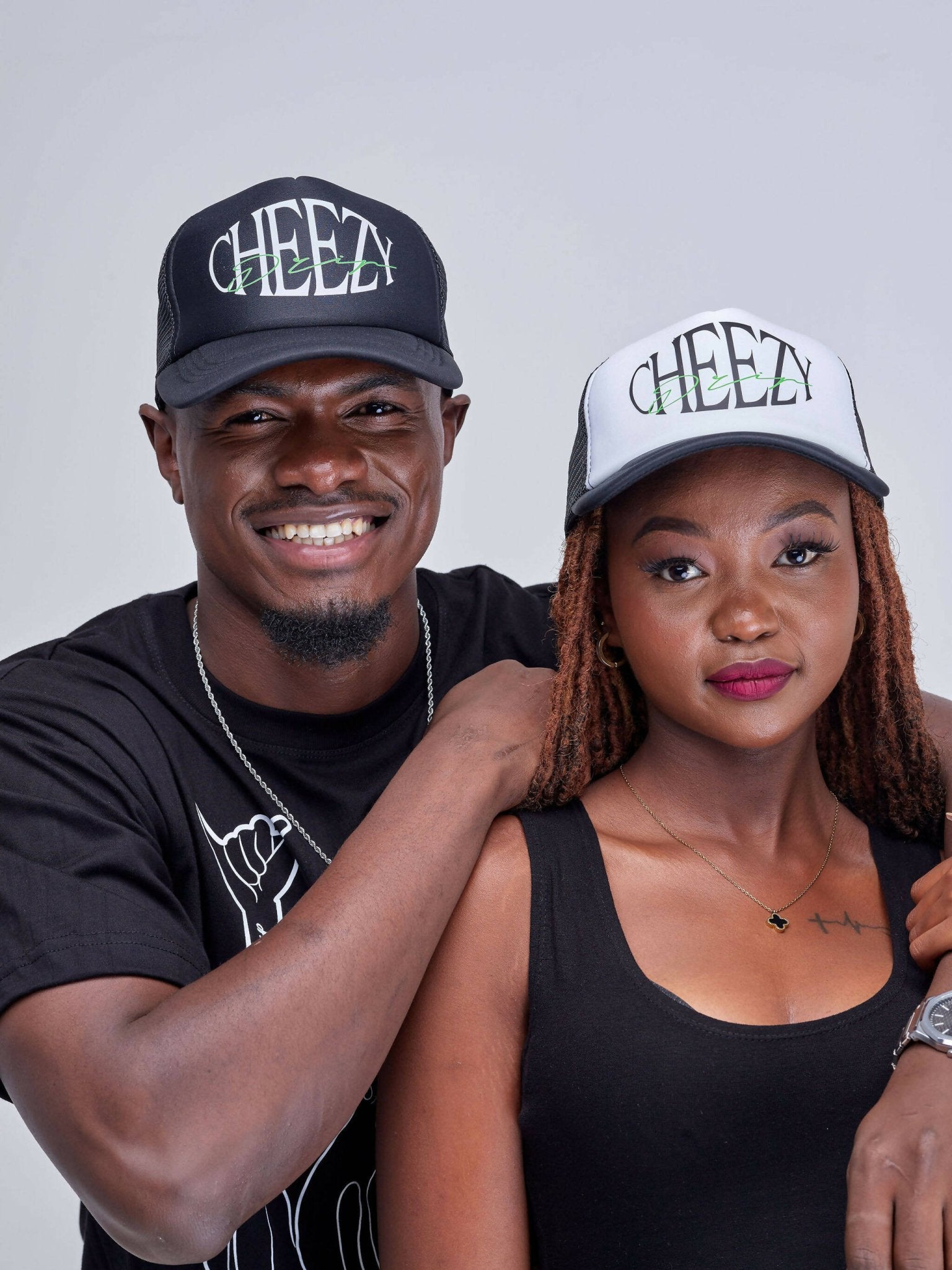 Cheezydrip Trucker Hat - Black / White