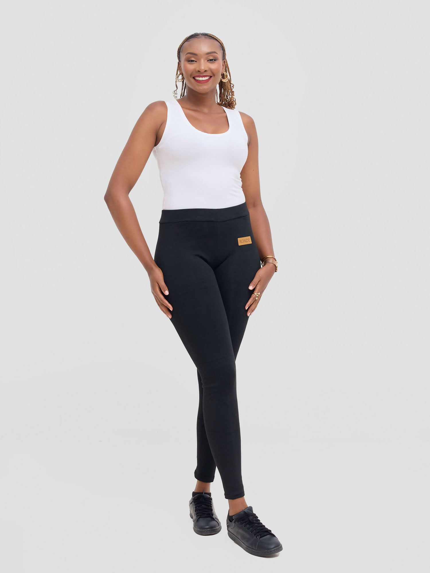 Stylish Sisters Ronde Heavy Comfy Tights Leggings - Black