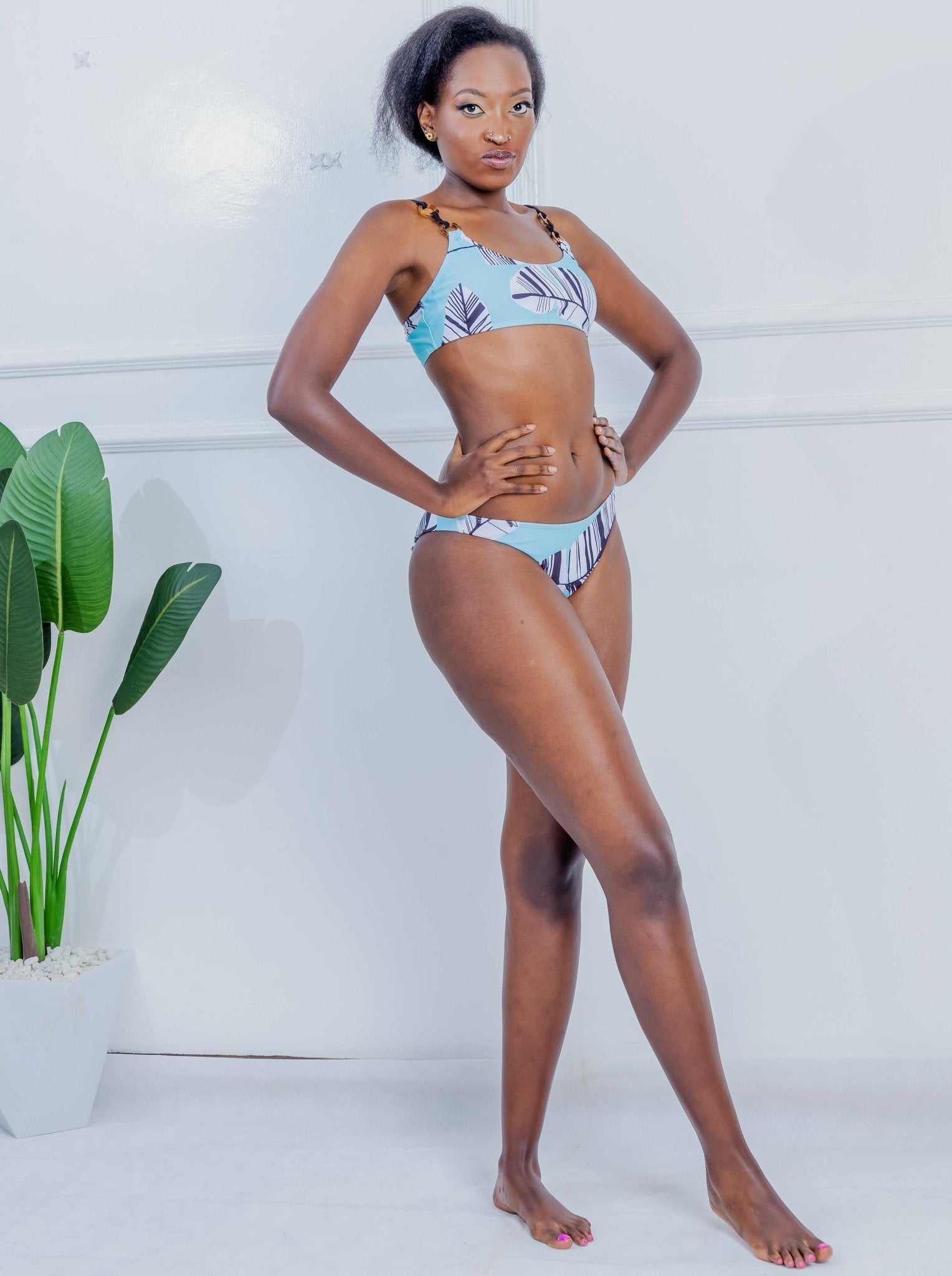 Shells Attic Swimwear Suit Bikini - Blue
