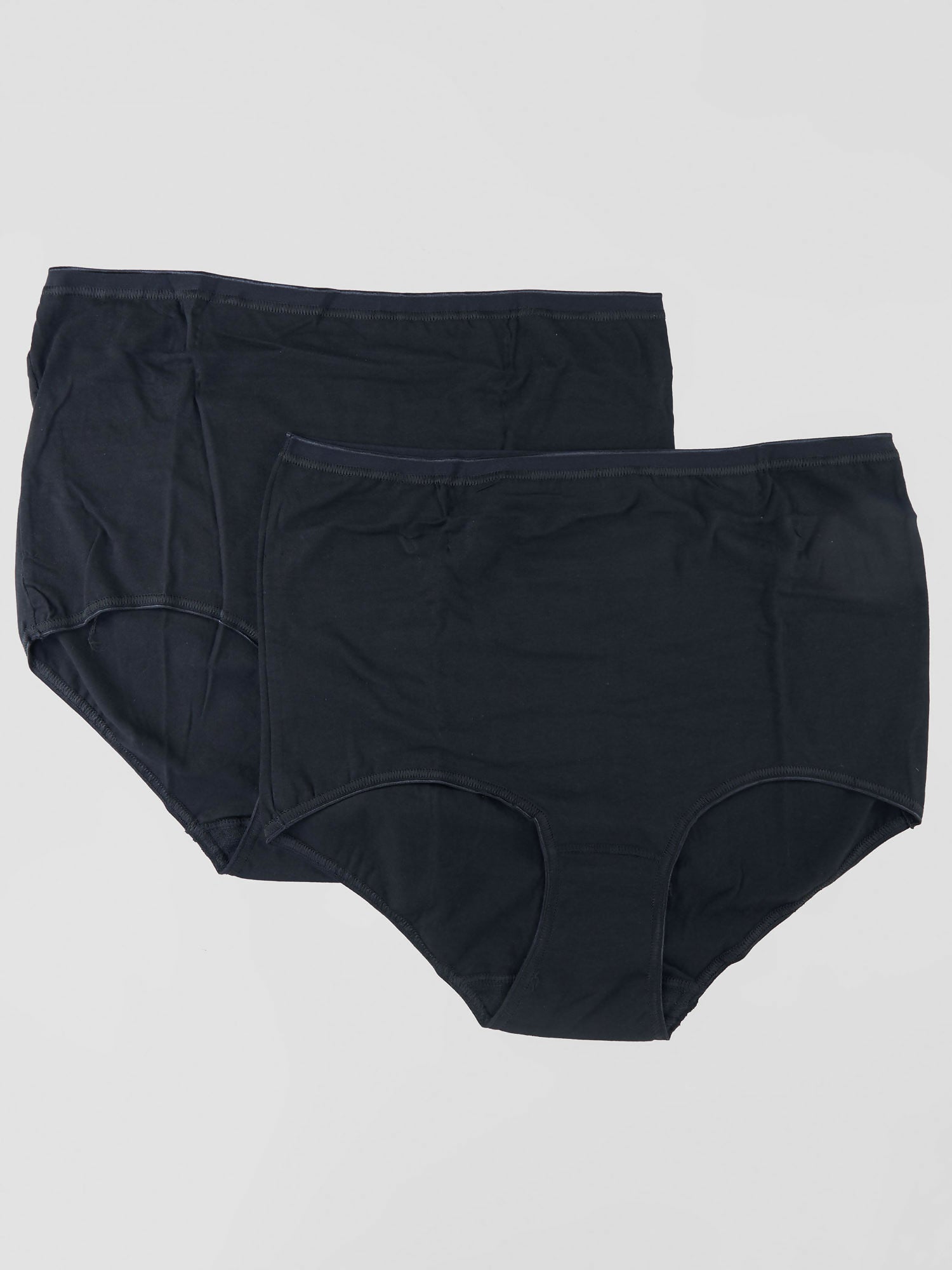 Ladies Cotton Brief Panty - Black