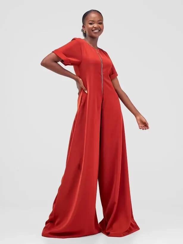 Cham Jumpsuit - Rust