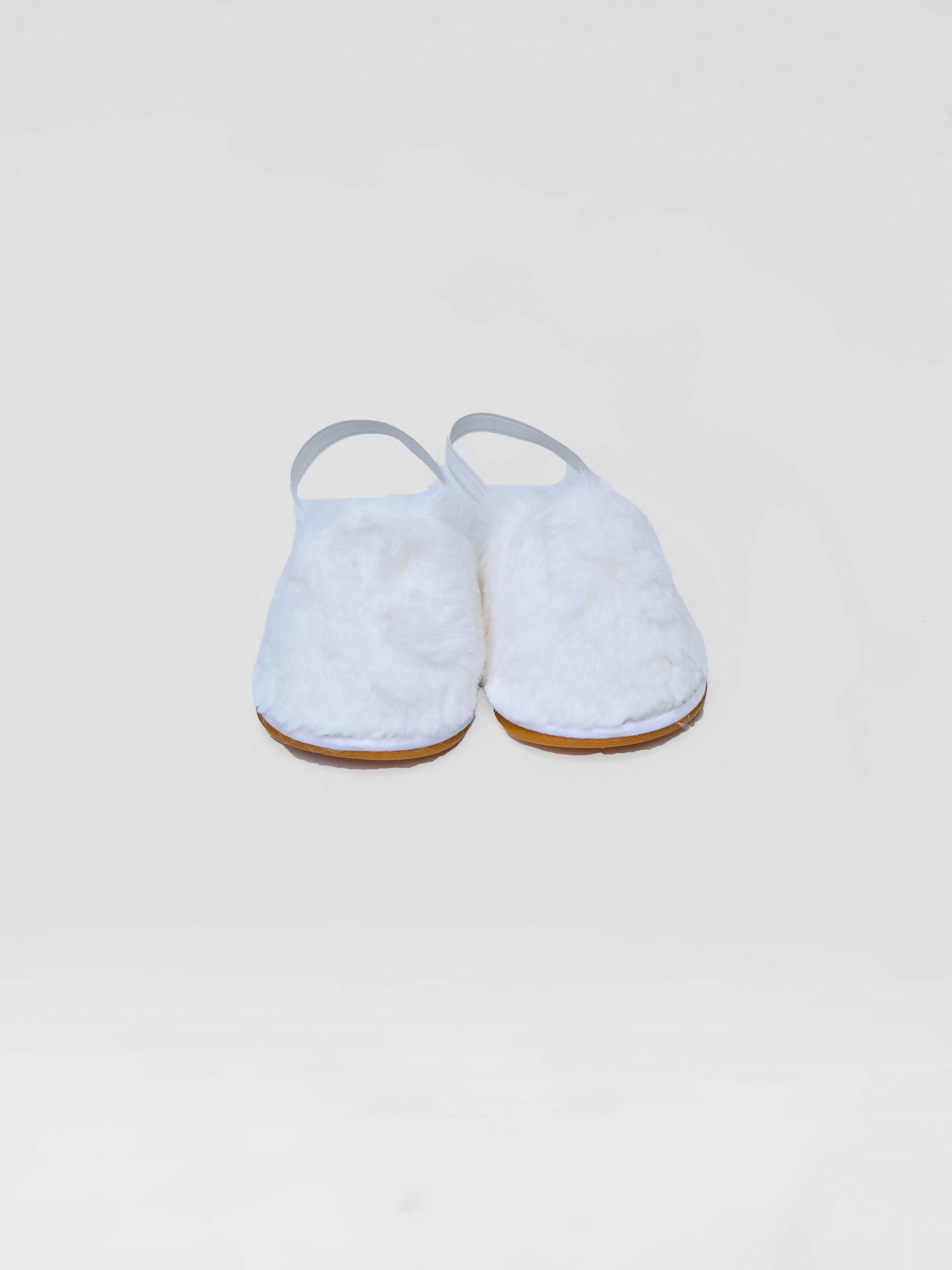 Princess Fur Sandal - White