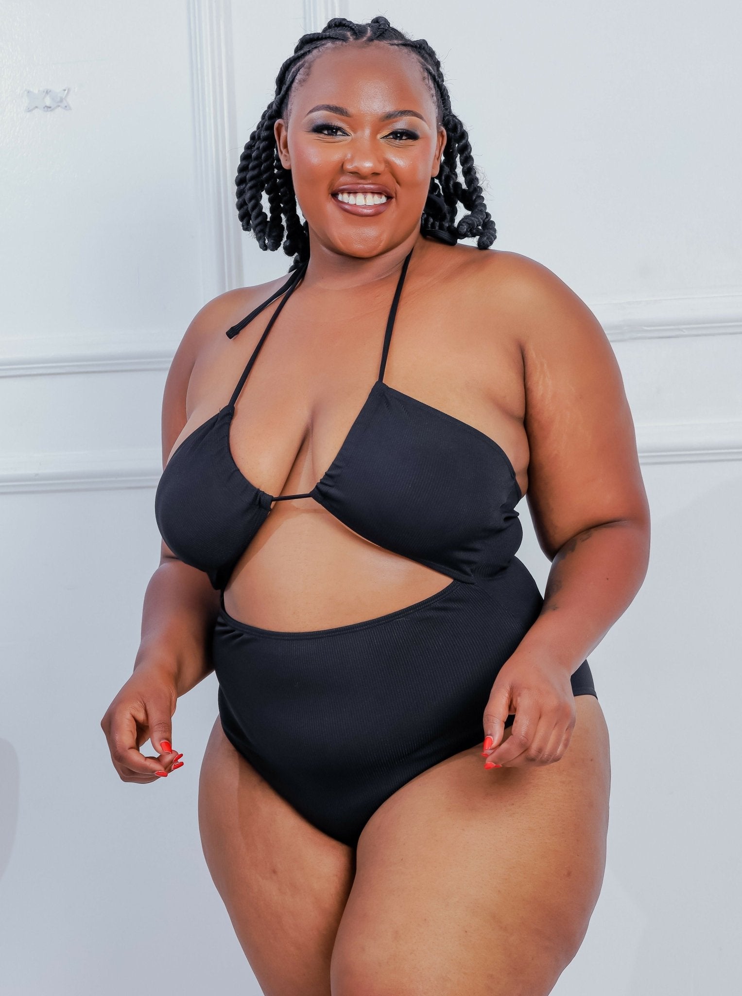 Shells Attic Swimwear Suit Monokini - Black