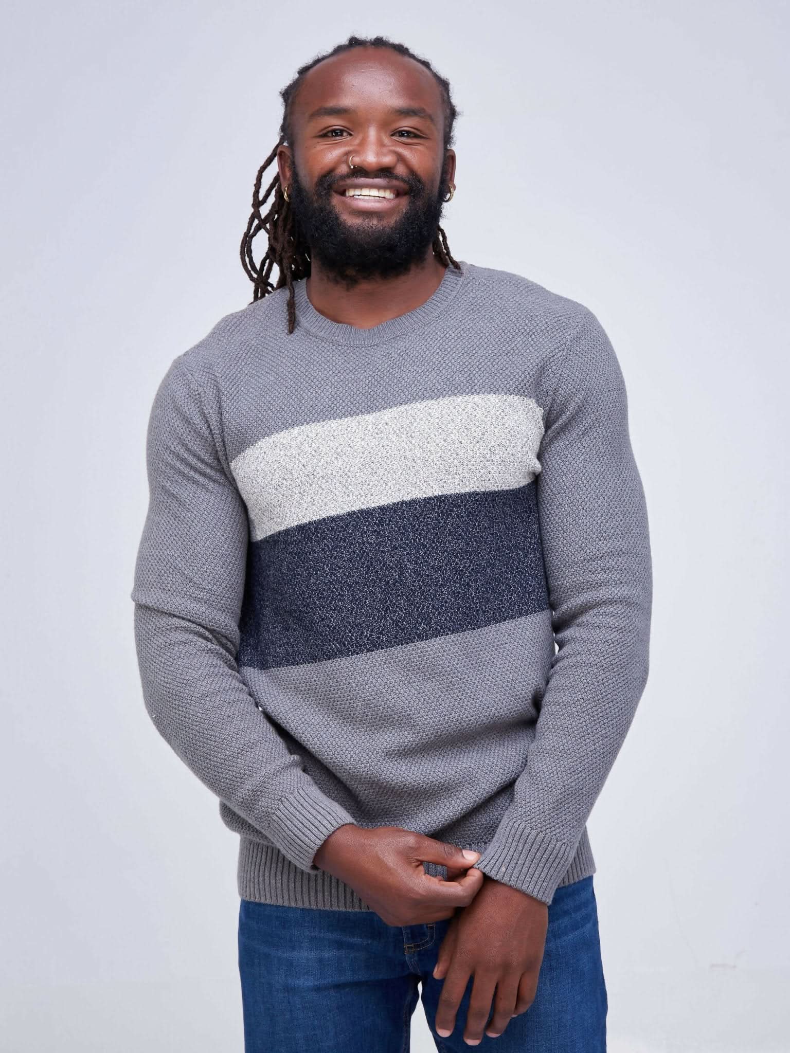 Free Size Sweater - Grey