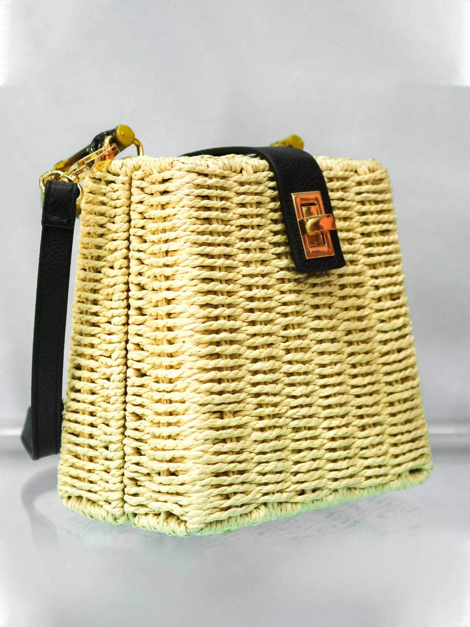 Sisal Clutch - Cream
